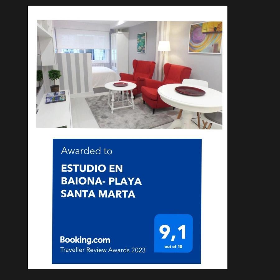 Estudio En Baiona- Playa Santa Marta Εξωτερικό φωτογραφία